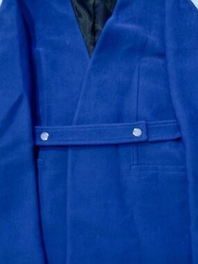 Zara Cobalt Blue Belted Blazer Jacket